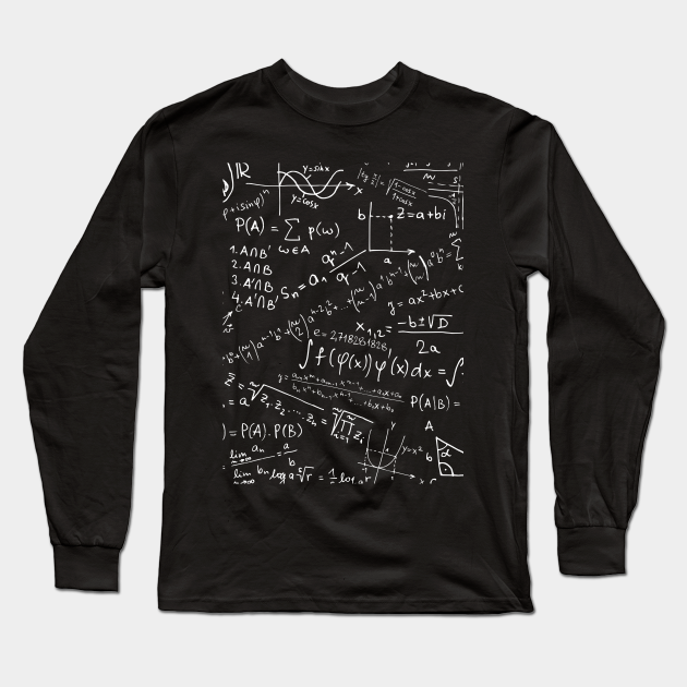 Math Equation Pattern Cool Quadratic Formula Geek Nerd T For Mathematician Math Equation 8280